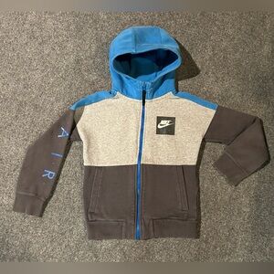 Nike air brand Boys size Small zip up hoodie